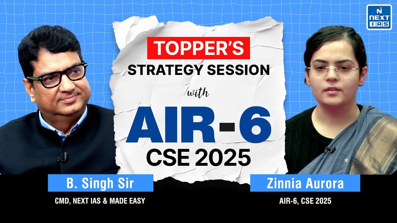 Zinnia Aurora (AIR 6) | Classroom Student | PSIR Optional Foundation Course & Current Affairs Program (CA-VA)