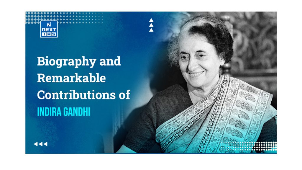 contributions of indira gandhi