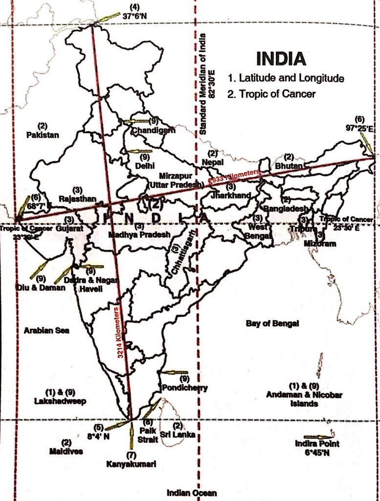 The Geography in India