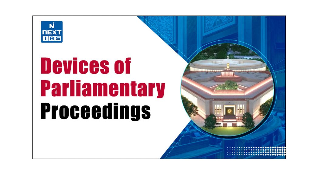 Devices of Parliamentary Proceedings