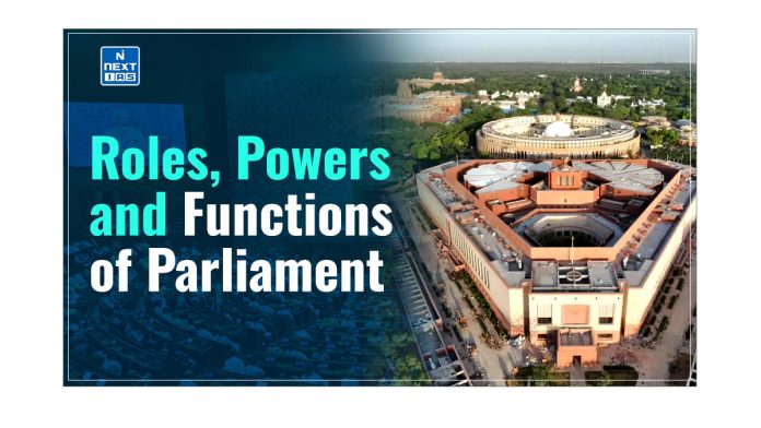 Roles, Powers and Functions of Parliament