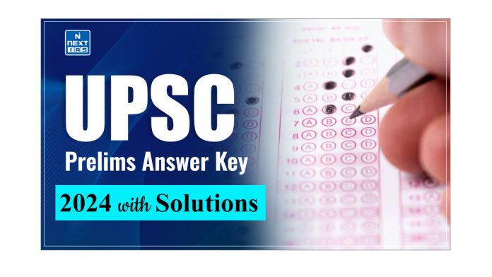 UPSC Prelims Answer Key 2024