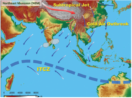 North East Monsoon in India