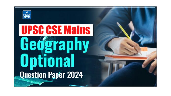 geography optional question paper 2024