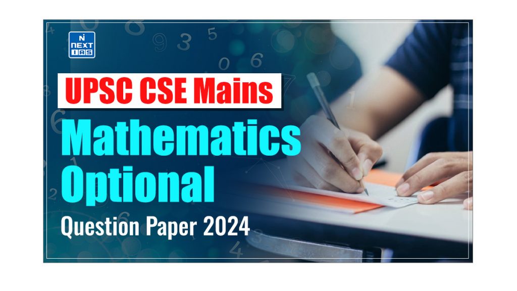 mathematics optional question paper 2024