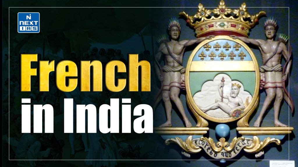 French in India