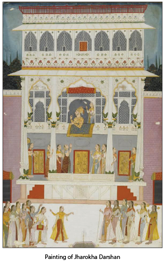 Painting of Jharokha Darshan