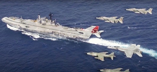 INS Viraat in Action