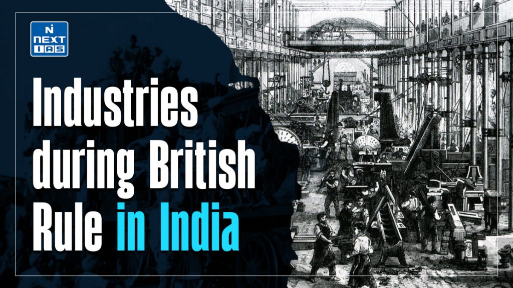 industries during british rule in india