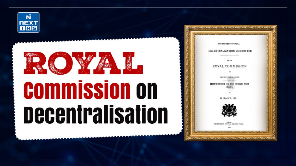 royal commission on decentralisation