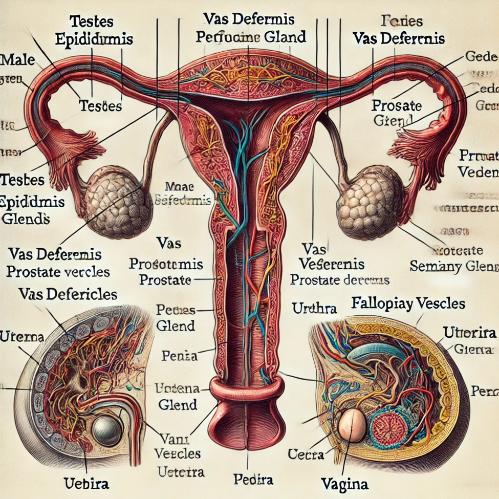 Diagram of Human Reproductive System