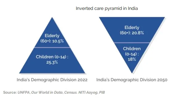 inverted care pyramid in india