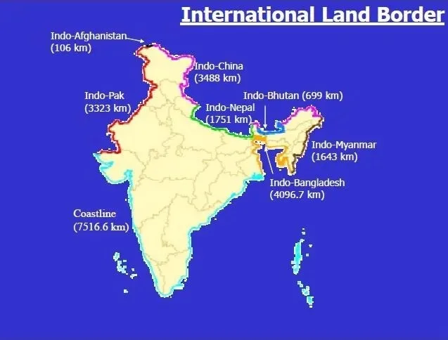 International Border of India