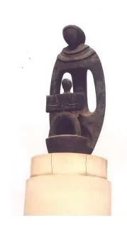 Mother and Child Sculpture