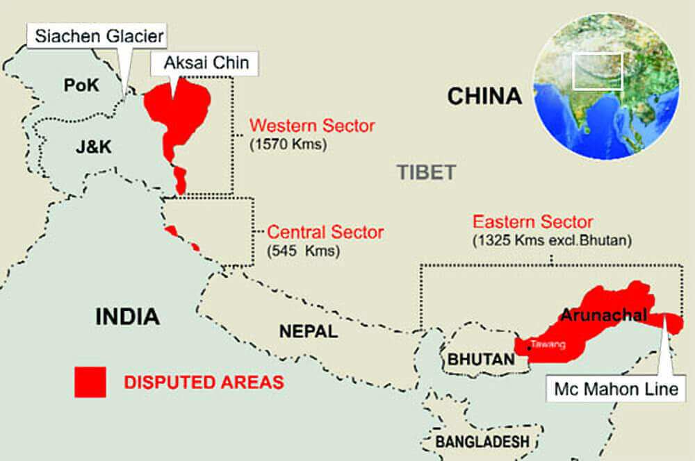 वास्तविक नियंत्रण रेखा(LAC)