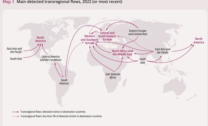 Trafficking-routes