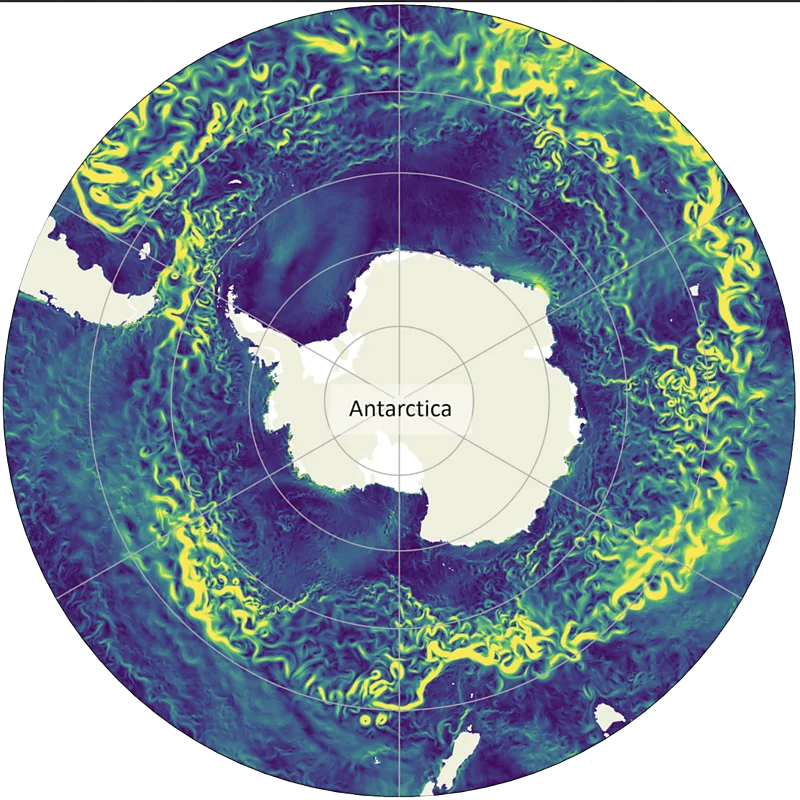 Antarctic Circumpolar Current ACC is Slowing Down Rapidly