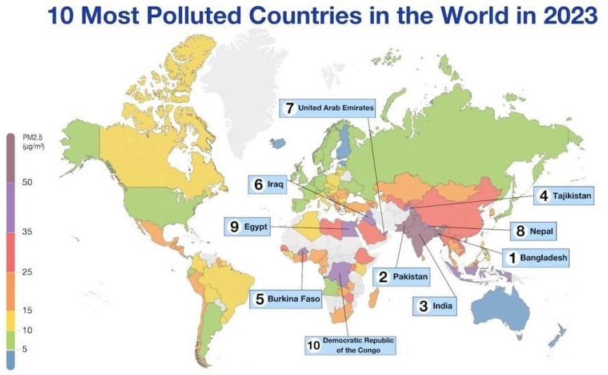 10 most-polluted-countries-in-the-world-in-2023