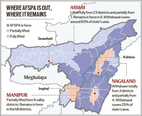 Application of AFSPA